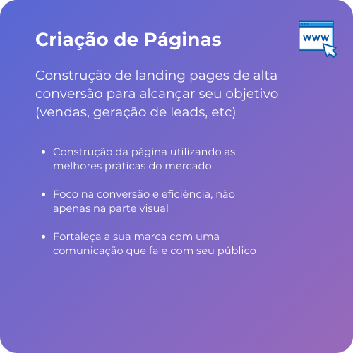 Site Criação de Páginas